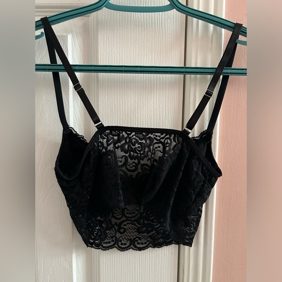 xs black laced bralette - Picture 2 of 2